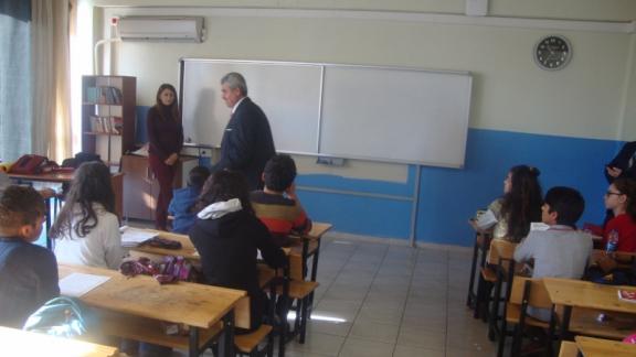 İlçe Milli Eğitim Müdürümüz OKÖK Projesi Kapsamında Nurcan Rüstem Cömertoğlu  Ortaokulunu ziyaret etti.
