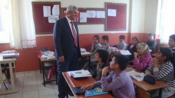 İlçe Milli Eğitim Müdürümüz OKÖK Projesi Kapsamında Keziban Erten İsmail Erten  İlkokulu/Ortaokulunu ziyaret etti.