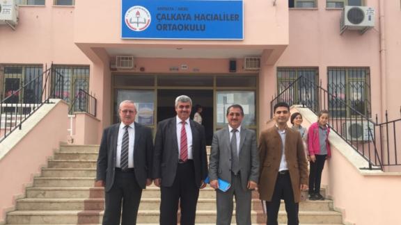 İlçe Milli Eğitim Müdürümüz OKÖK Projesi Kapsamında Çalkaya Hacıaliler İlkokulu/ Ortaokulunu ziyaret etti.