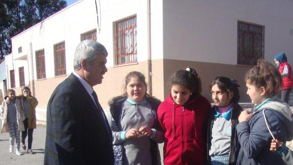İlçe Milli Eğitim Müdürümüz OKÖK Projesi Kapsamında Karaöz  Ortaokulunu ziyaret etti.