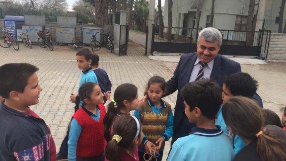 İlçe Milli Eğitim Müdürümüz  Kumköy İlkokulunu Ortaokulunu ziyaret etti.