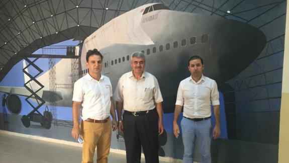 İlçe Milli Eğitim Müdürümüz Uçak Bakım Teknolojileri MTAL ziyaret etti