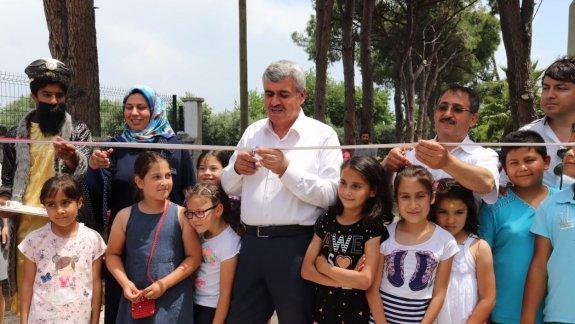 İlçe Milli Eğitim Müdürümüz Tübitak 4006 Projesi Kapsamında Kumköy Ortaokulunda sergi açılışını yaptı