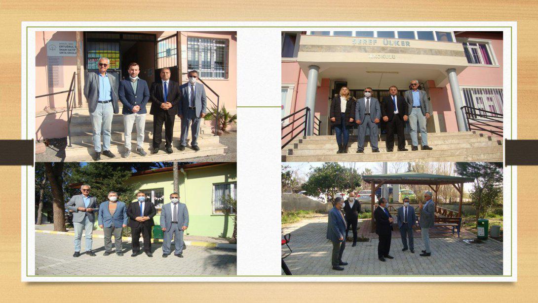 Ahenk projesi kapsamında, İlçe Milli Eğitim Müdür Vekilimiz Mehmet CEYLAN Şube Müdürümüz Hasan KÜRLÜ ile birlikte Okullarımızı ziyaret etti. 
