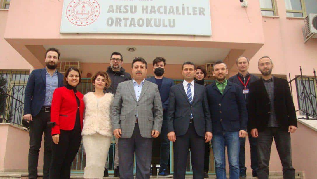 İlçe Milli Eğitim Müdürümüz Yakup Hoplar Aksu Hacıaliler Ortaokulu Müdürlüğünü Ziyaret Etti.