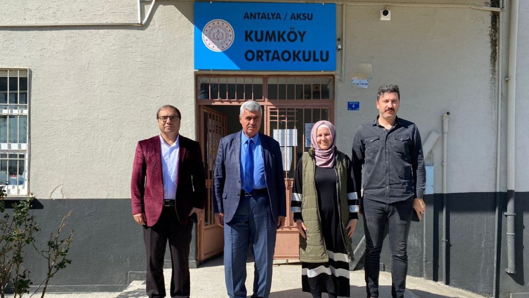 İlçe Milli Eğitim Müdürümüz Sayın Süleyman GÖKÇEN'in Kumköy İlkokulu/Ortaokulu Ziyareti