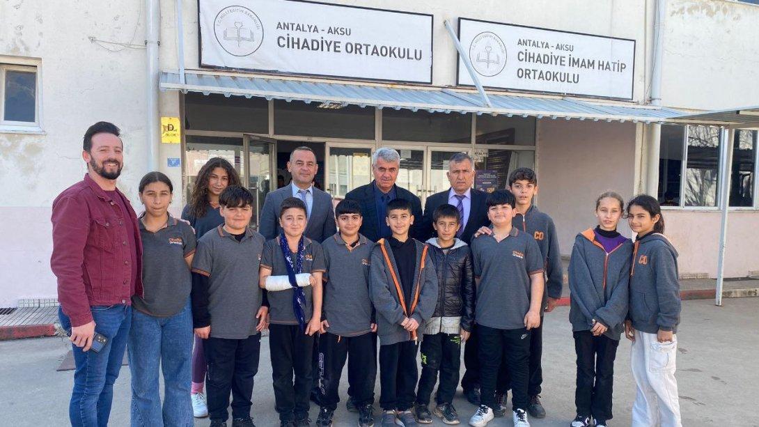 İlçe Milli Eğitim Müdürümüz Sayın Süleyman GÖKÇEN'in Cihadiye Ortaokulu/İHO Ziyareti