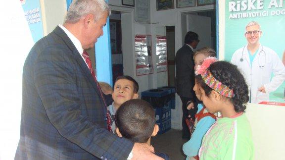 İlçe Milli Eğitim Müdürümüz Nurcan Rüstem Cömertoğlu Ortaokulunu ziyaret etti.