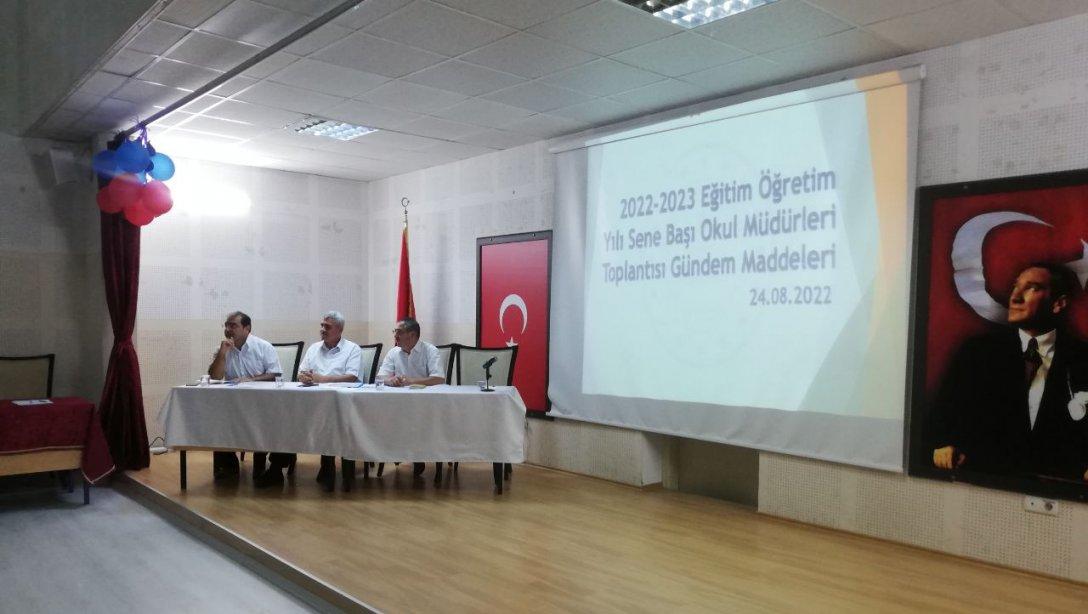 2022-2023 Eğitim Öğretim Yılı Sene Başı Okul Müdürleri Toplantısı Yapıldı.