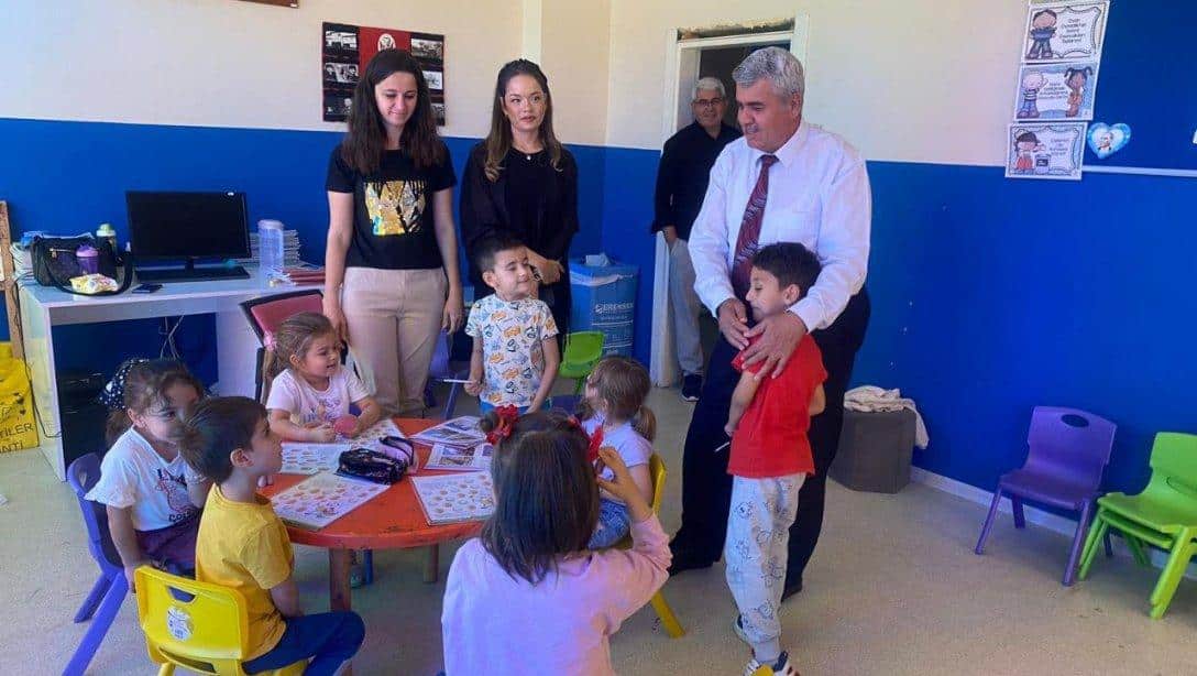 İlçe Milli Eğitim Müdürümüz Sayın Süleyman GÖKÇEN'in Aksu Belediyesi Şahin Harun Kırbıyık Anaokulu Ziyareti