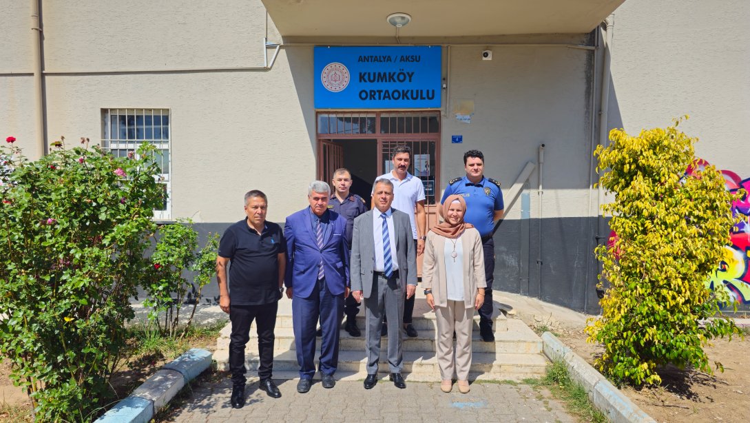 Kaymakamız Sayın Ahmet Hikmet ŞAHİN'in Kumköy İlkokulu/Ortaokulu Ziyareti