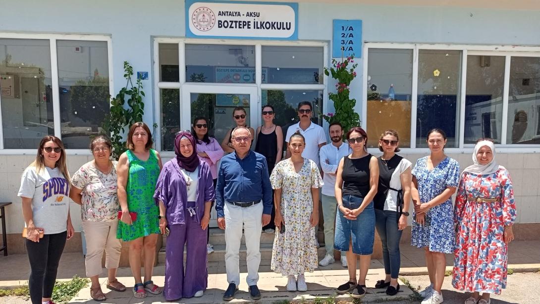 İlçe Millî Eğitim Müdürümüz Sayın Cahit ÖZTÜRK'ün Boztepe İlkokulu/Ortaokulunu Ziyareti