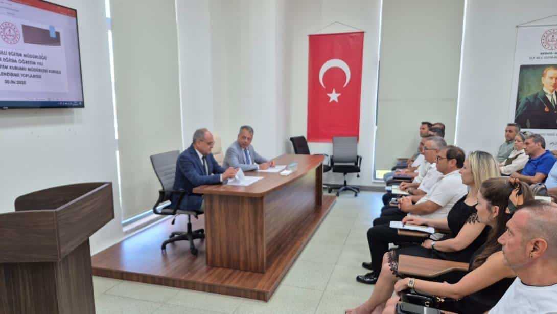 2024-2025 Eğitim Öğretim Yılı Değerlendirme Toplantısı Yapıldı